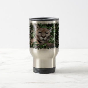 Caneca de viagem do predador do puma