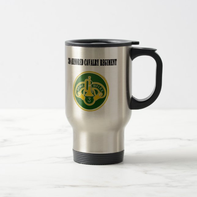 caneca de viagem do regimento de cavalaria 3d (Direita)