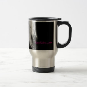Caneca de viagem do salão de beleza