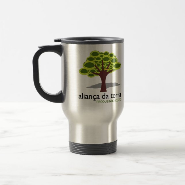 Caneca de viagem do Terra de Alianca a Dinamarca (Esquerda)