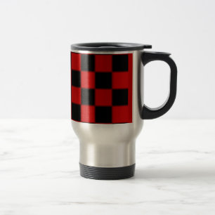 Caneca de viagem do teste padrão do verificador