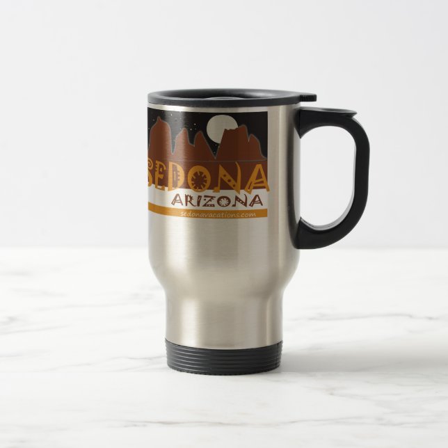 Caneca de viagem do Thermal da arizona de Sedona (Direita)