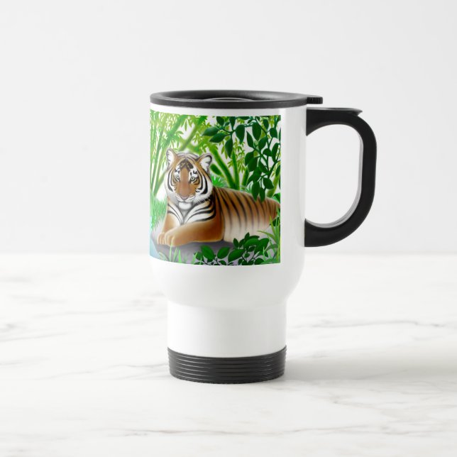 Caneca de viagem do tigre de Sumatran (Direita)