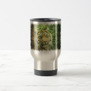 Caneca de viagem do tigre Siberian