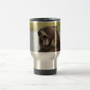 Caneca de viagem do urso de Alaska Brown