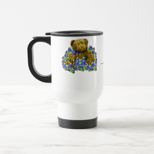 Caneca de viagem do urso do Bluebonnet (Esquerda)