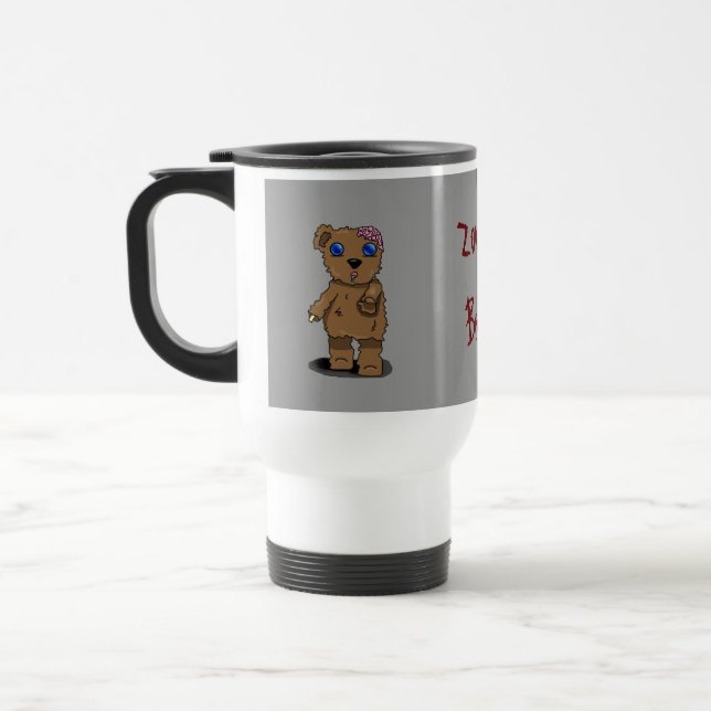 Caneca de viagem do urso do zombi (Esquerda)