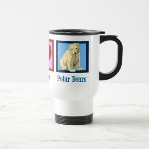 Caneca de viagem do Urso Polar Bonito