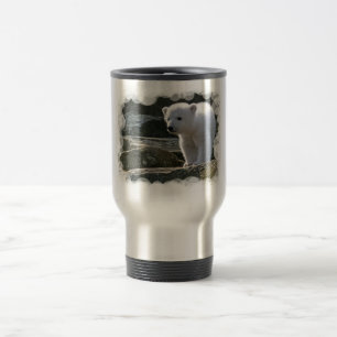 Caneca de viagem do urso polar do bebê
