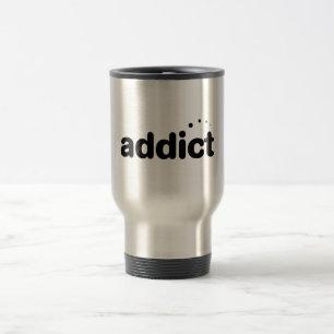 caneca de viagem do viciado do iRovr