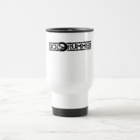 Caneca de viagem doente do baterista