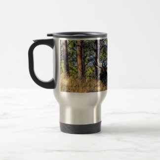 Caneca de viagem dos alces da queda