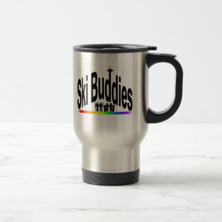 Caneca de viagem dos amigos do esqui