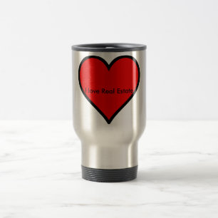 Caneca de viagem dos bens imobiliários