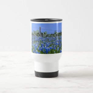 Caneca de viagem dos Bluebonnets de Texas de aço