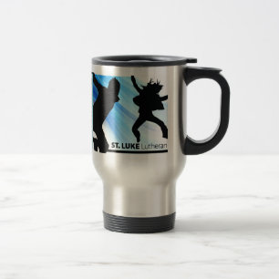 Caneca de viagem dos ministérios do estudante de