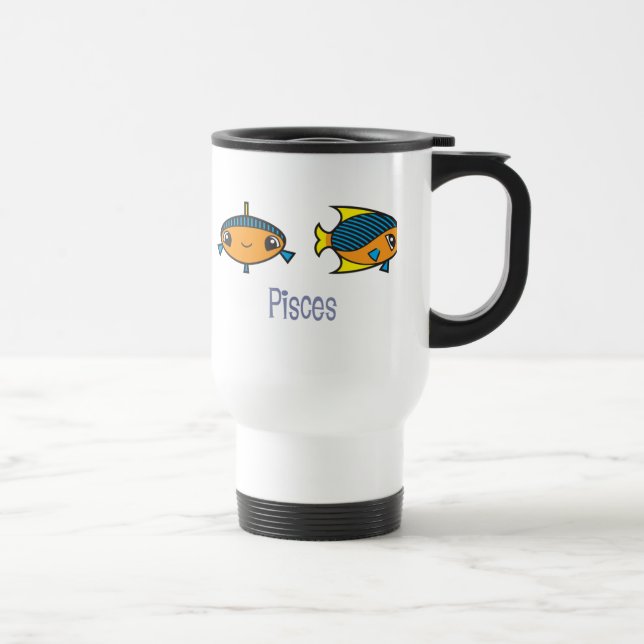 Caneca de viagem dos peixes (Direita)