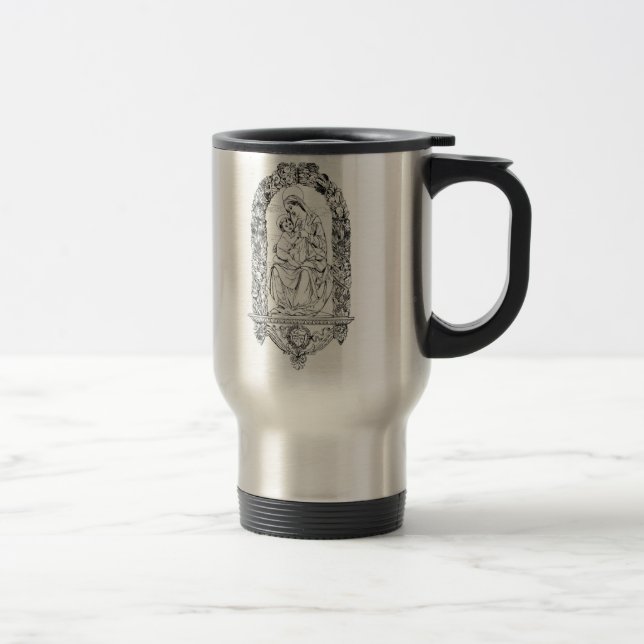 Caneca de viagem dos Símbolos Cristãos (Direita)