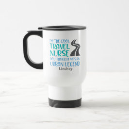 Caneca de viagem Enfermeira Viagem personalizada