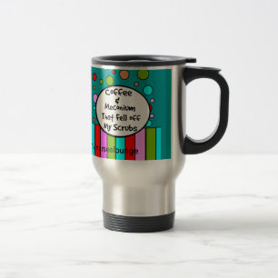 Caneca de viagem engraçada "café e Meconium " da