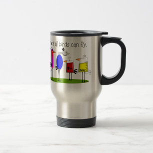Caneca de viagem engraçada da enfermeira "não qu