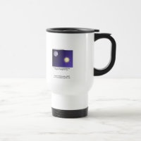 Caneca de Viagem Engraçada de Astronomia Trabalho