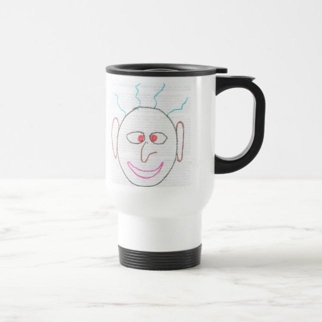 Caneca de viagem Engraçado Rostos (Direita)