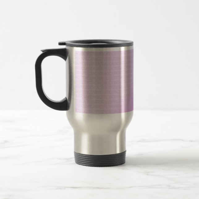 Caneca de viagem escondida do código genético - (Esquerda)