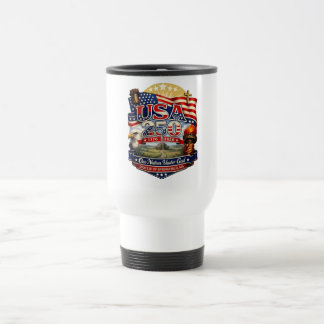 Caneca de Viagem EUA 250 Springfield MA Patriótica