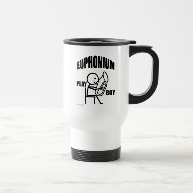 Caneca de viagem Euphonium Play Boy (Direita)