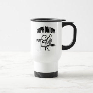 Caneca de viagem Euphonium Play Girl