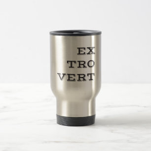 Caneca de viagem Extrovertida