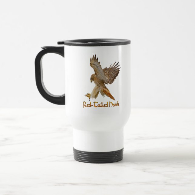 Caneca de Viagem Falcão-de-cauda-vermelha (Esquerda)