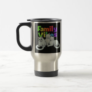 caneca de viagem "Family Vibes"