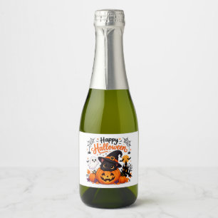 Caneca de Viagem Feliz Halloween Gato Fofo - Bruxa