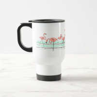Caneca de viagem Flamingo Ocean Line
