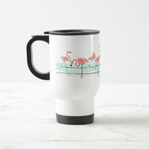 Caneca de viagem Flamingo Ocean Line