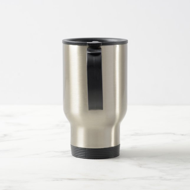 Caneca de Viagem Flor Branca (Alça)