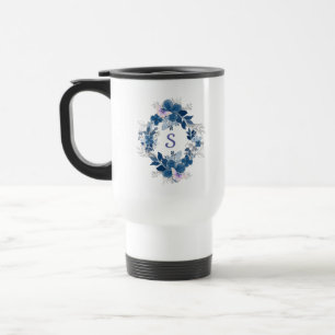 Caneca de Viagem Floral Borboleta