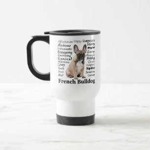 Caneca de viagem Frenchie Traits
