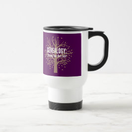 Caneca de viagem genealógica (Roxo)