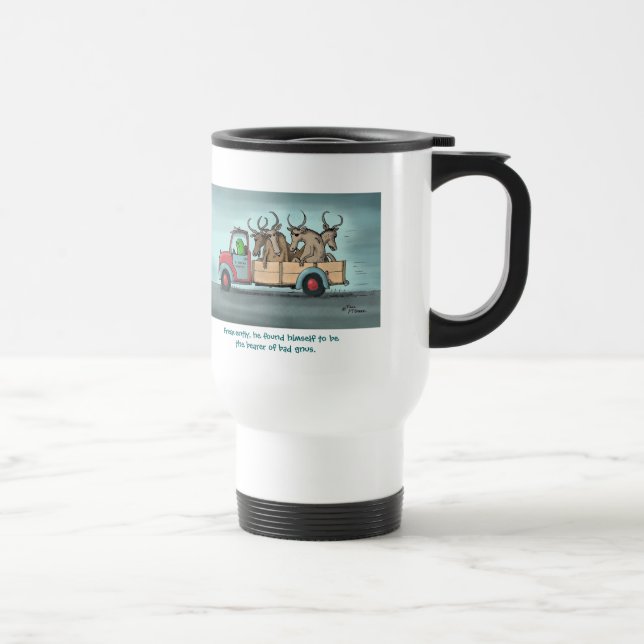 Caneca de viagem Green Weenii "Bad Gnus" (Direita)