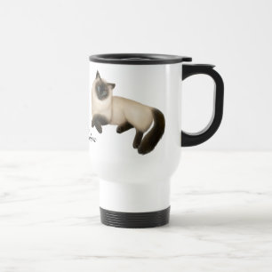 Caneca de viagem Himalaia do gato Siamese de
