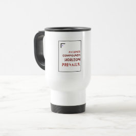 Caneca de viagem Horizon Prevails para investidore