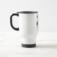 Caneca de Viagem - Humor de Cafetina Polvo Cômico