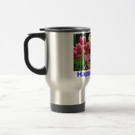caneca de viagem inox. Felz pascoa alpaca/coelho