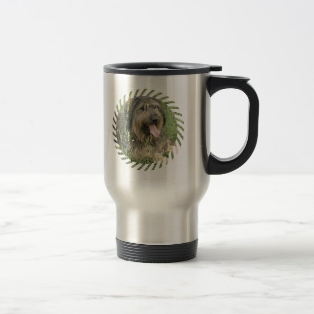 Caneca de viagem inoxidável do cão farpado do (Direita)