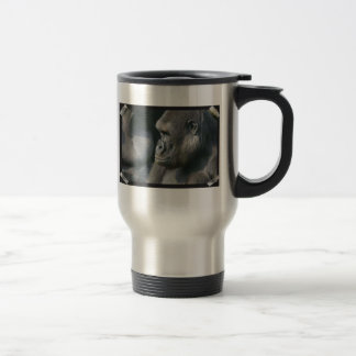 Caneca de viagem inoxidável do gorila de montanha