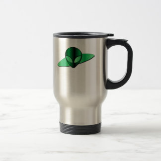 Caneca de viagem inoxidável do UFO da alienígena