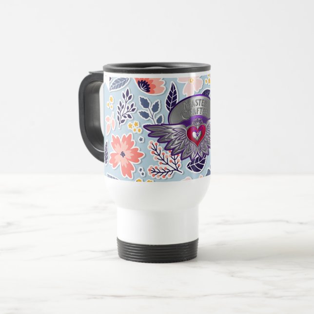 Caneca de Viagem Insígnia Mestre de Álbum de Recor (Frente Esquerda)